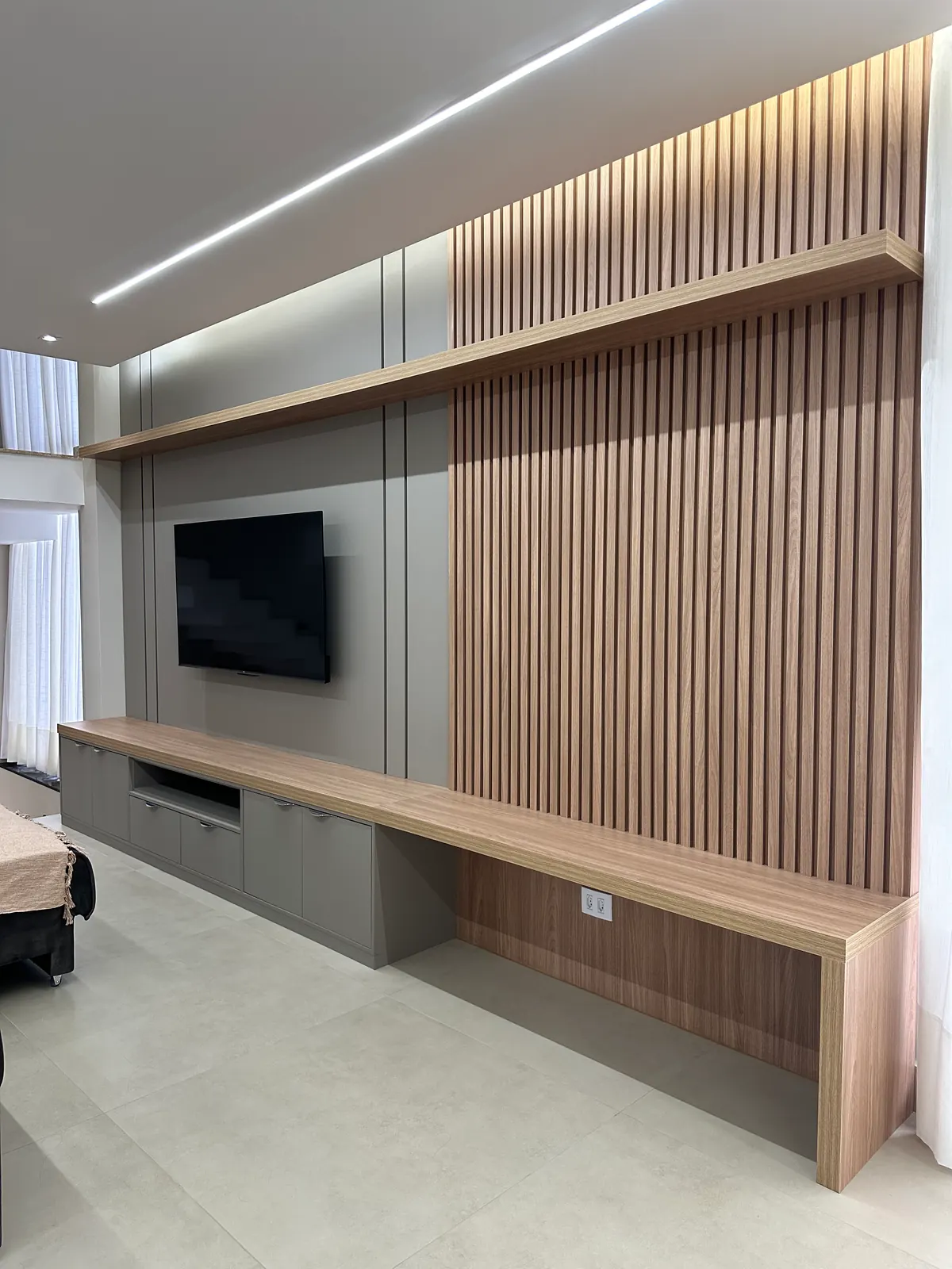 Sala planejada sob medida
